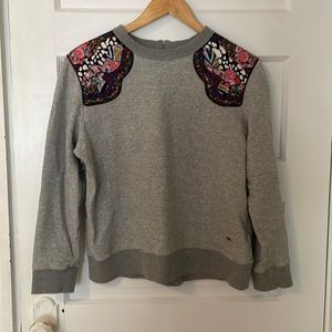 EUC Coach patchwork sweater size S